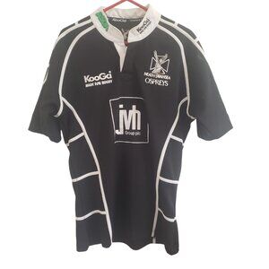 Neath Swansea Ospreys Rugby Home Shirt Kooga Men's Medium Jersey Top 2004 2005